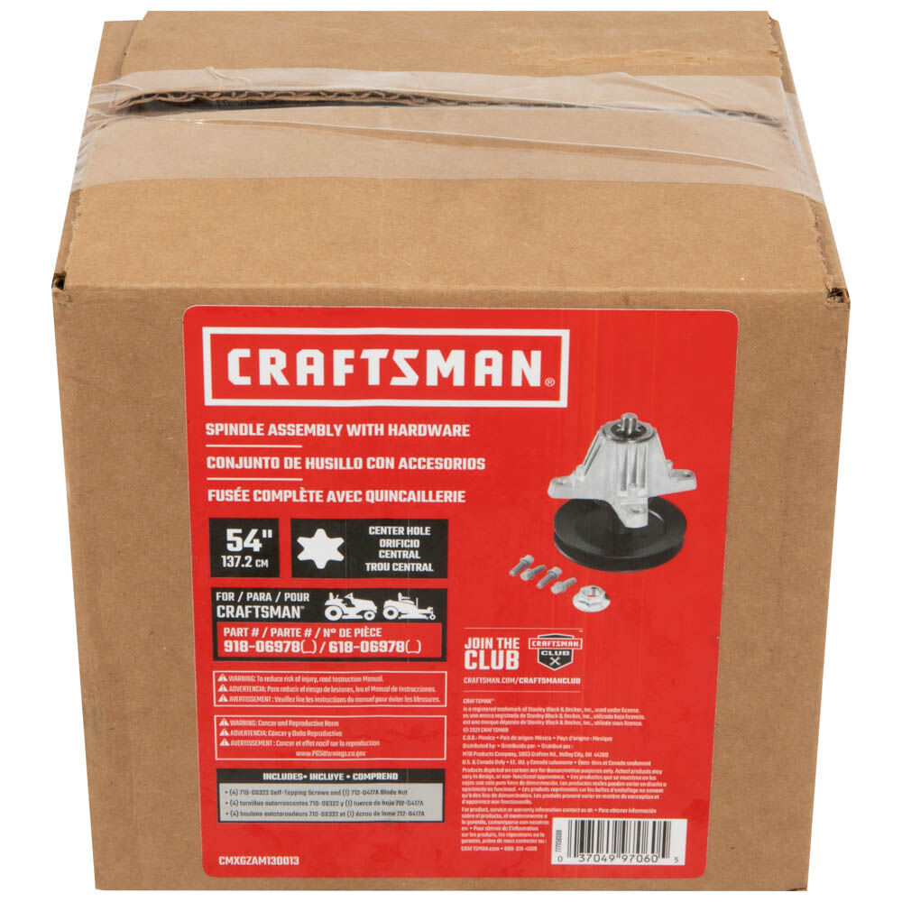 Spindle for craftsman 54 deals inch deck