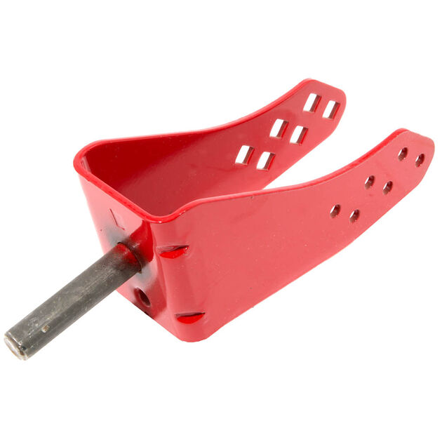 Caster Bracket &#40;LH&#41; Fire Red