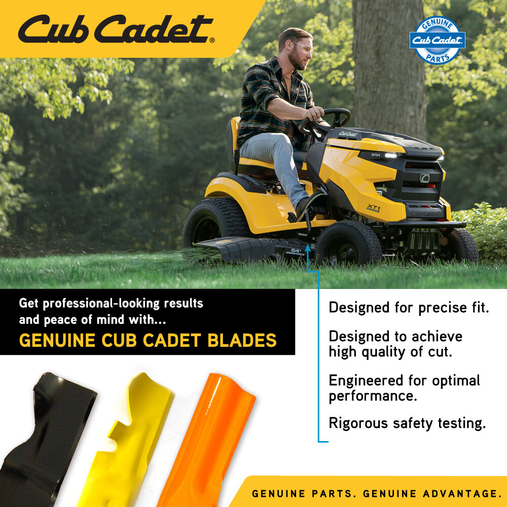 Cub cadet outlet fast attach blades