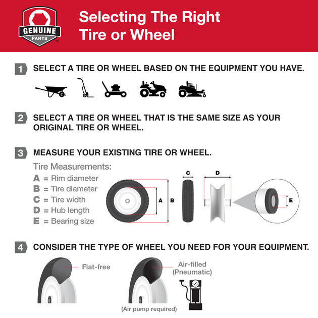 11-inch Lawn Mower Wheel