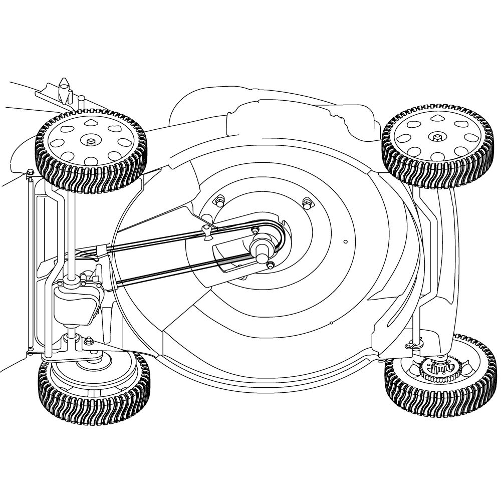 Mtd yard machine drive deals belt replacement